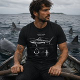 Tiger Shark Anatomy Diagram T-Shirt