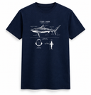 Tiger Shark Anatomy Diagram T-Shirt