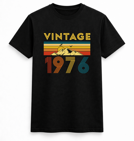 Vintage Patterned 1976 Tee