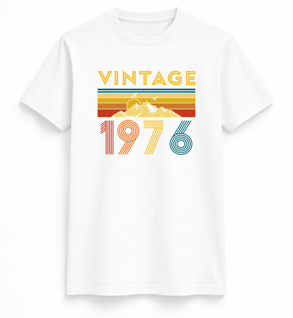 Vintage Patterned 1976 Tee