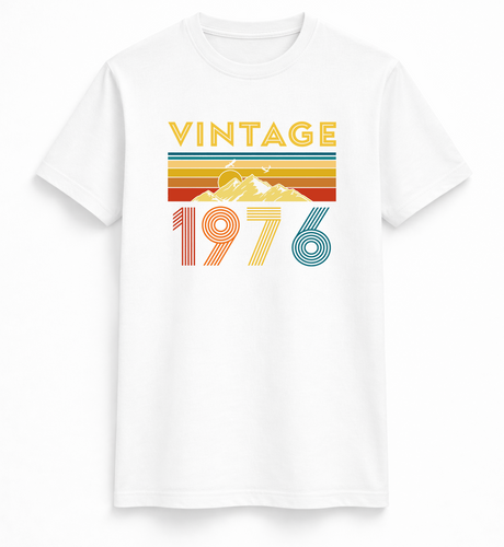 Vintage Patterned 1976 Tee
