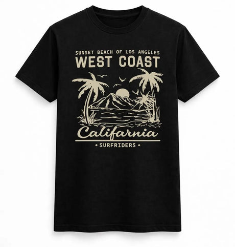 West Coast California Surf Tee