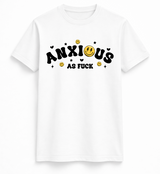 Anxious As Fck Retro Smile Tee