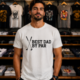 Best Dad By Par Golf Tee