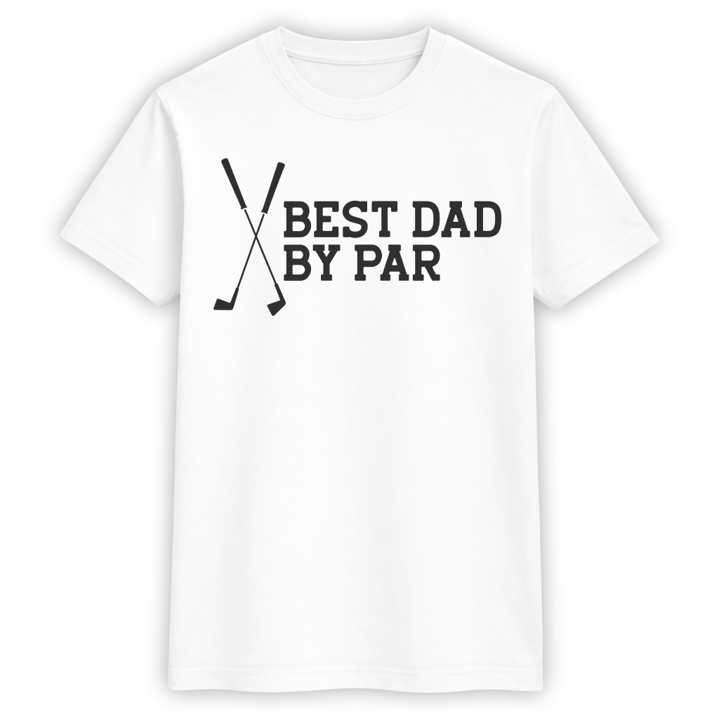 Best Dad By Par Golf Tee