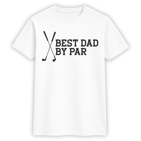 Best Dad By Par Golf Tee