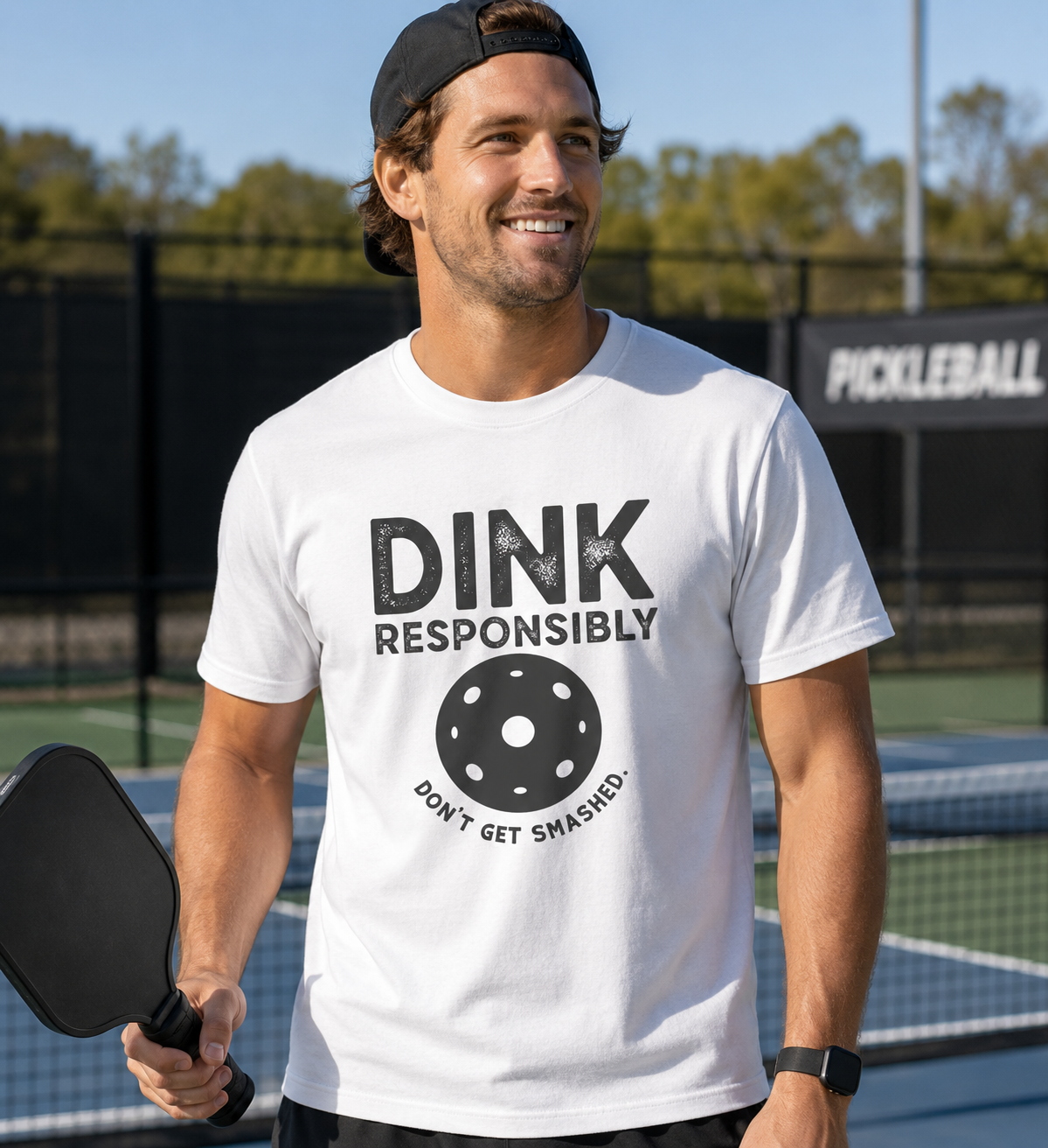 Dink Responsibly Pickleball Tee