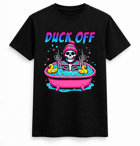 Duck Off Skeleton Bath Tee