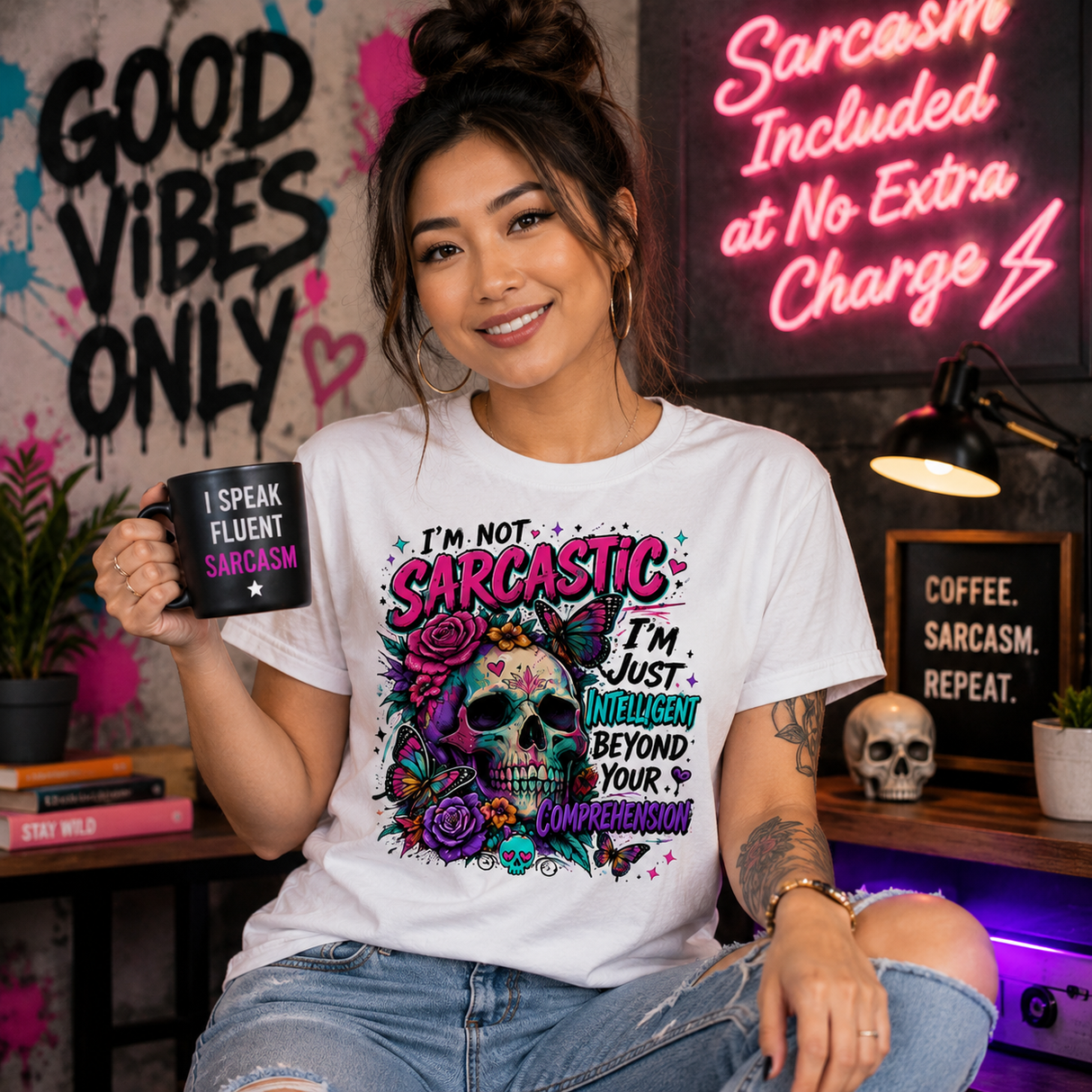 I'm Not Sarcastic Tee