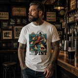 Keep Calm and Have a Pint Shark Scene Graphic Tee