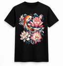 Koi Lotus Bloom Graphic Tee