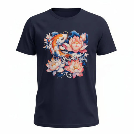 Koi Lotus Bloom Graphic Tee