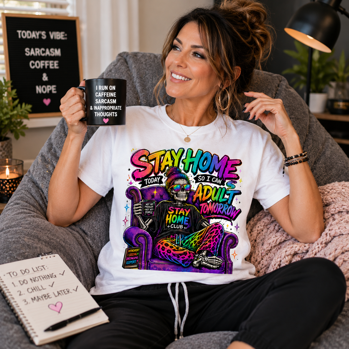 Stay Home Today Chilled Tee