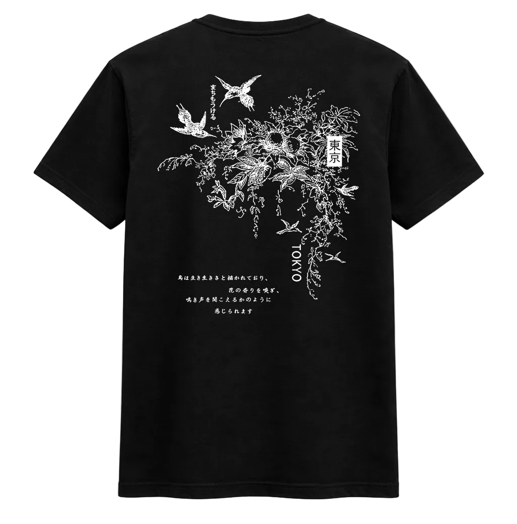 Tokyo Botanical Sketch Graphic Tee