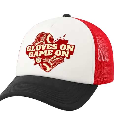 Gloves On Game On Trucker Hat