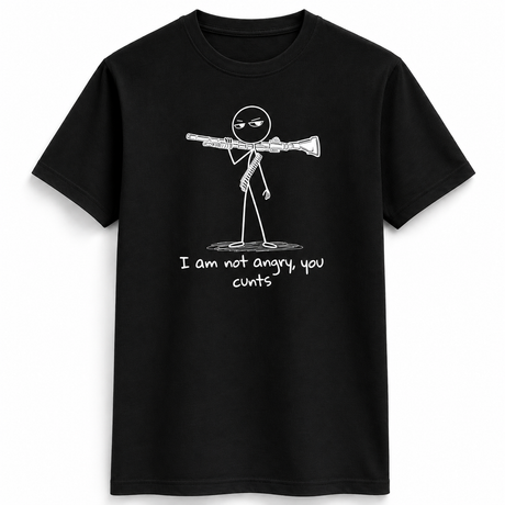 Not Angry Stick Figure Tee
