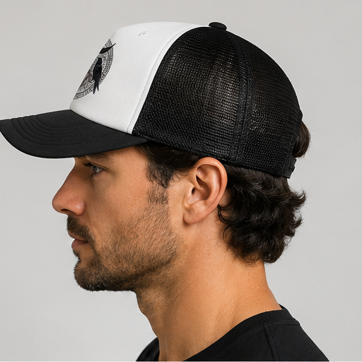 Raven Rune Trucker Hat