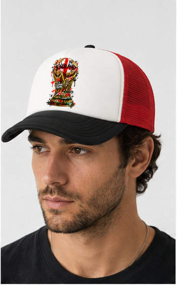 Three Lions Graffiti Trucker Hat
