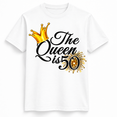 The Queen Is 50 Tee