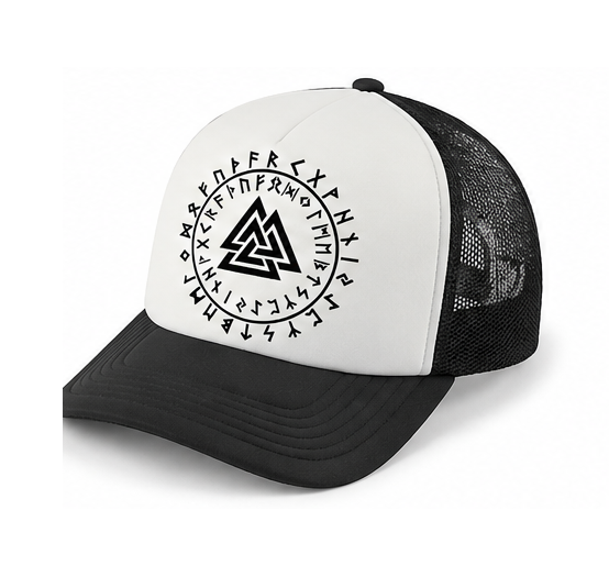 Valknut Rune Trucker Hat