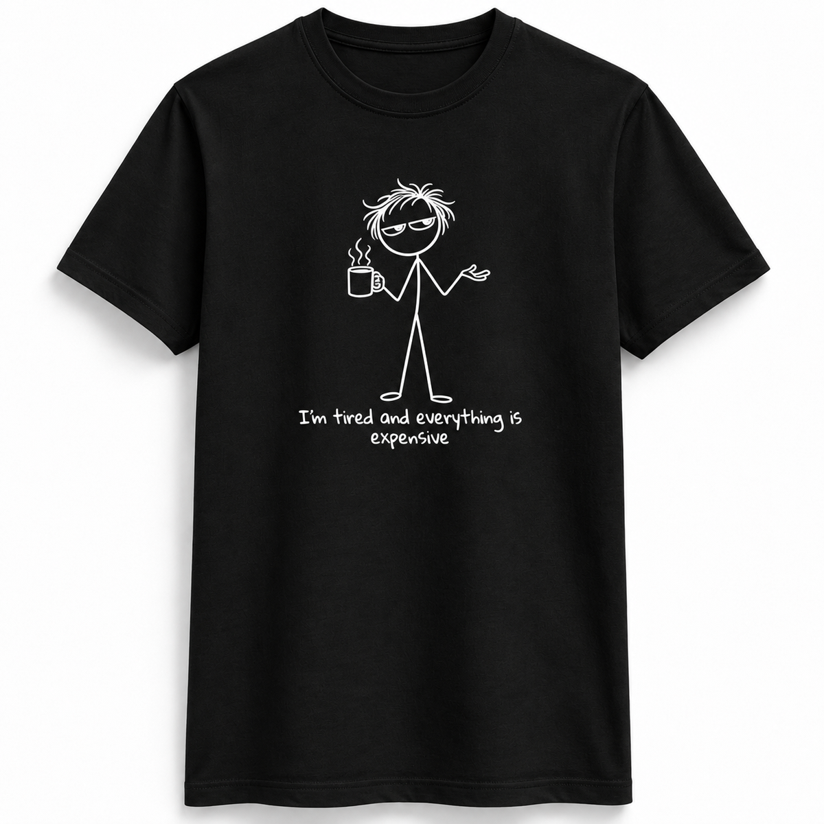 Tired Stick Figure Tee