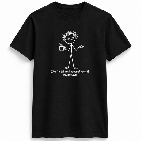 Tired Stick Figure Tee