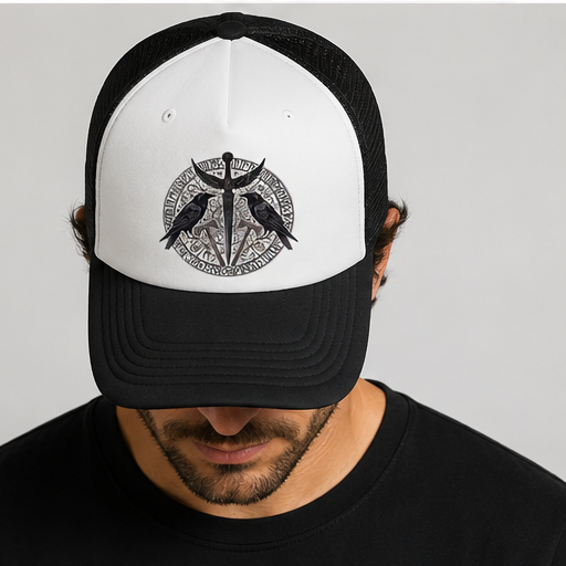 Raven Rune Trucker Hat