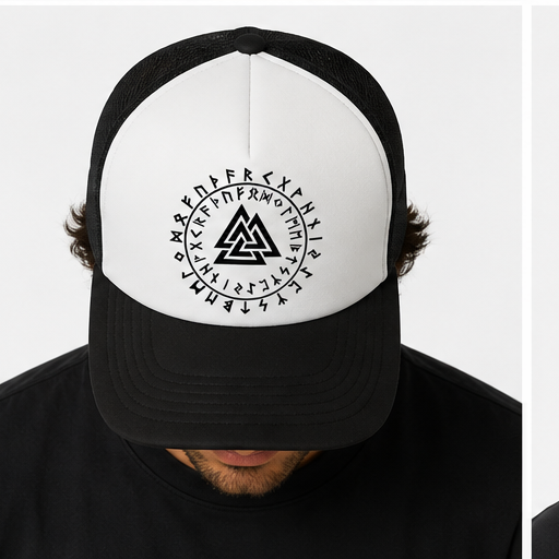 Valknut Rune Trucker Hat